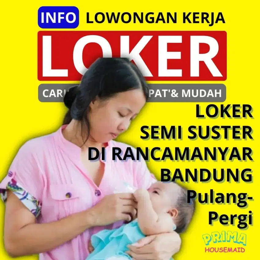 Loker Semi Suster Anak Pulang hari di Rancamanyar