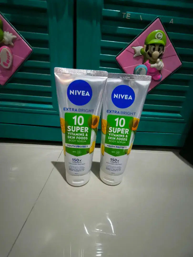 Nivea Body SerumExtra Bright10 Super Vitamins&Skin Food Youth Protect