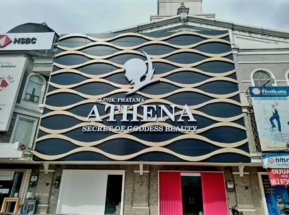 Facade ACP - Panel ACP. Outdoor Signage. Huruf Timbul. Lettersign LED