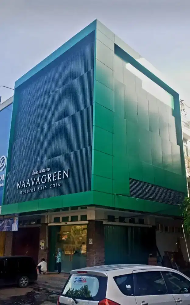 Custom Facade - Fasad ACP. Curtain Wall. Huruf Timbul. Outdoor Signage