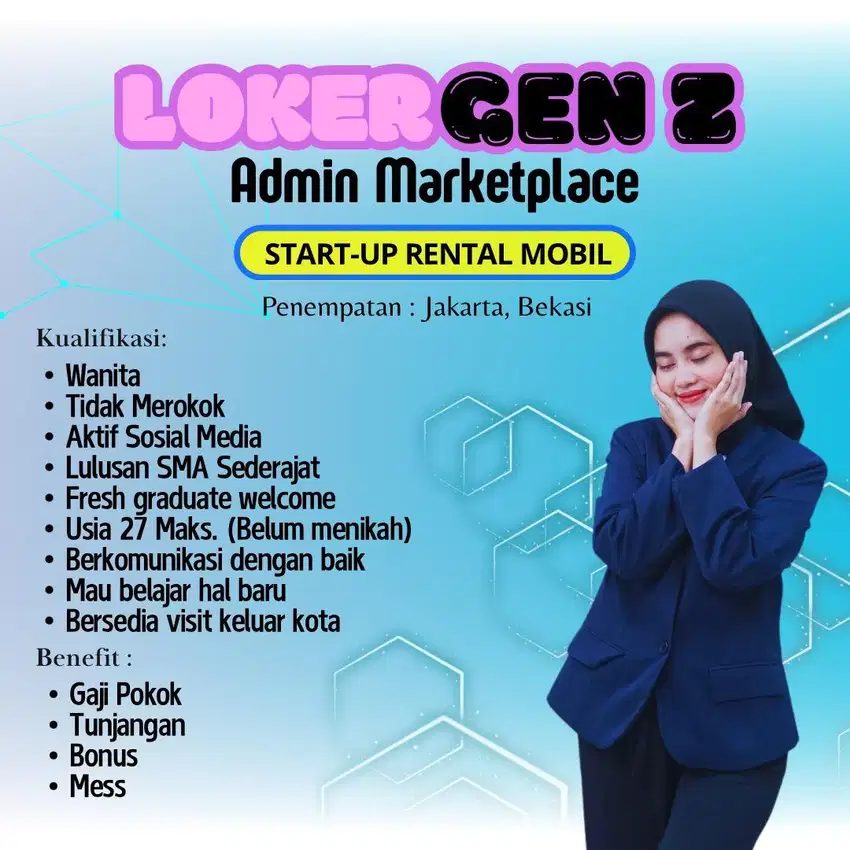 Lowongan Kerja Gen Z Admin Marketplace