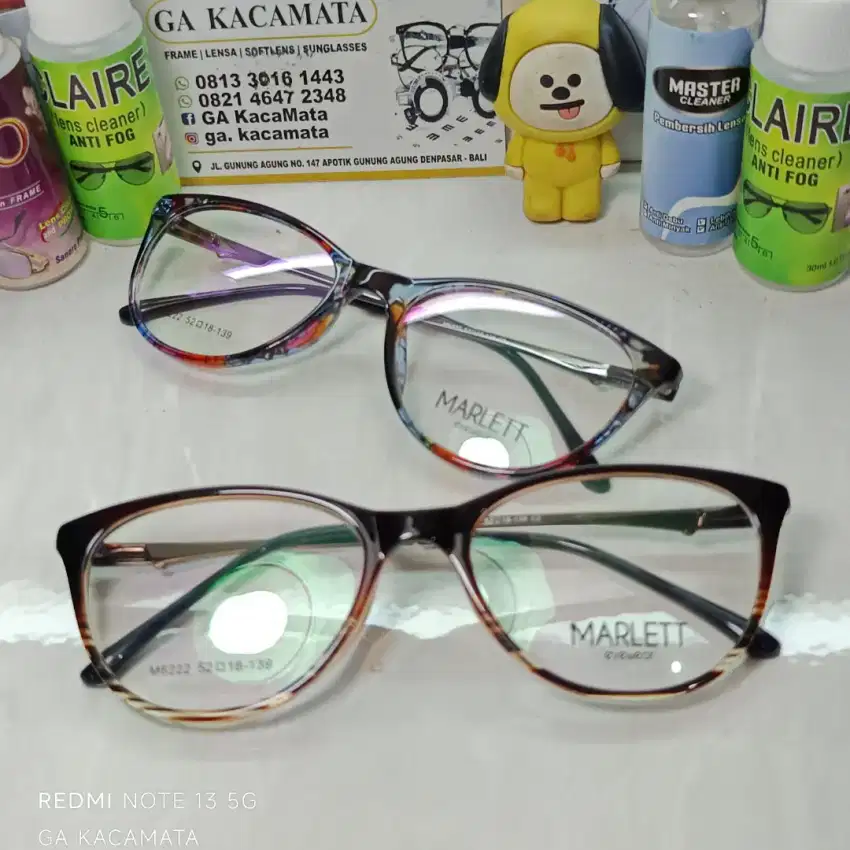 Frame Kacamata Wanita Cat eye