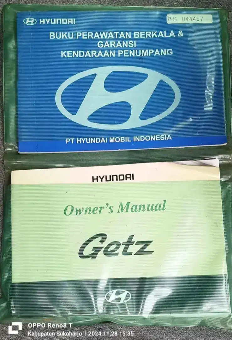 Manual book  set Hyundai Getz