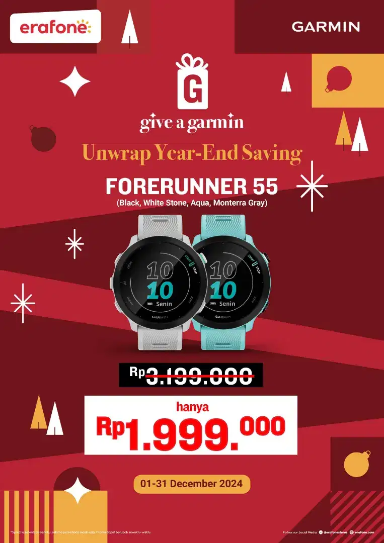 Promo garmin forerunner 55