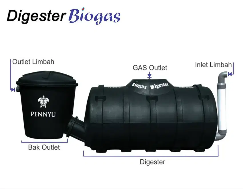 JUAL BIOGAS DIGESTER PENNYU||GARANSI 12BULAN||GRATIS ONGKIR