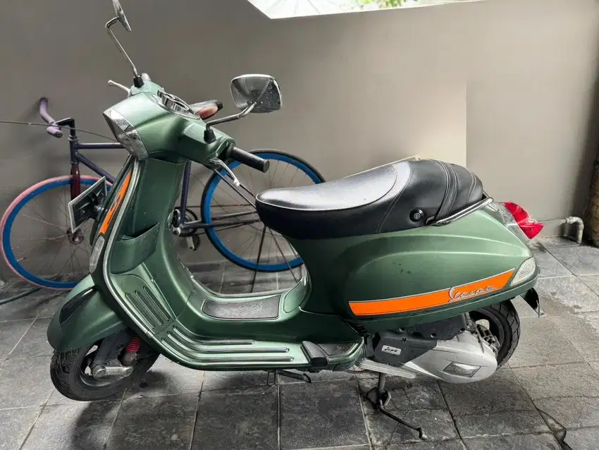 Piaggio Vespa S i get 125 th 2018 warna hijau doff