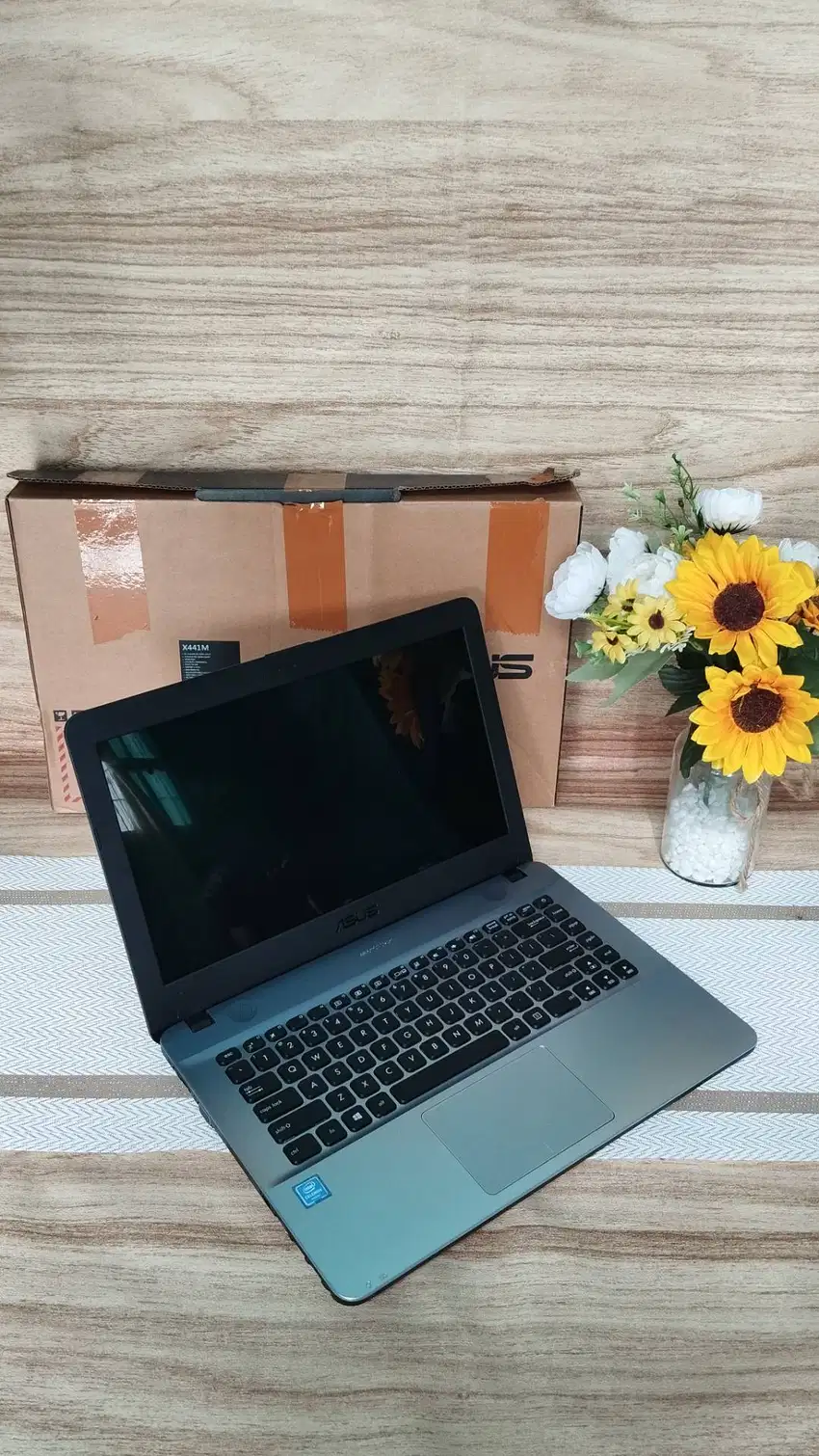 laptop asus x441m ram 8gb siap kerja