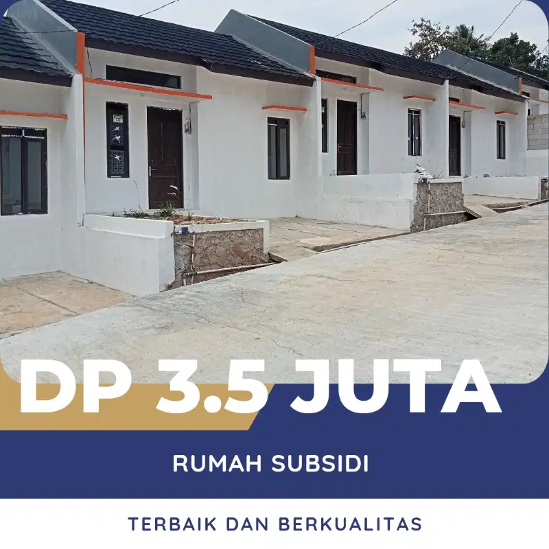 Rumah subsidi di parakan muncang Dp murah