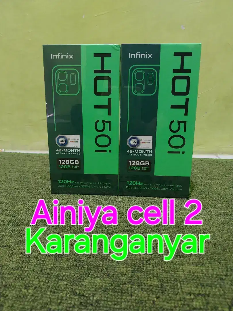 Infinix hot 50i 6/128 GB baru dan segel ori