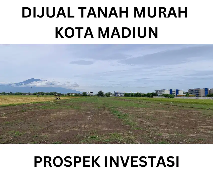 Jual Cepat  Kavling Madiun Kota Bebas Banjir, Legalitas Aman, Lokasi S