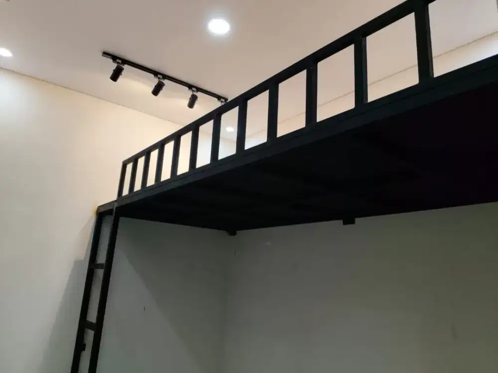 desain mezzanine minimalis untuk indoor kamar tidur