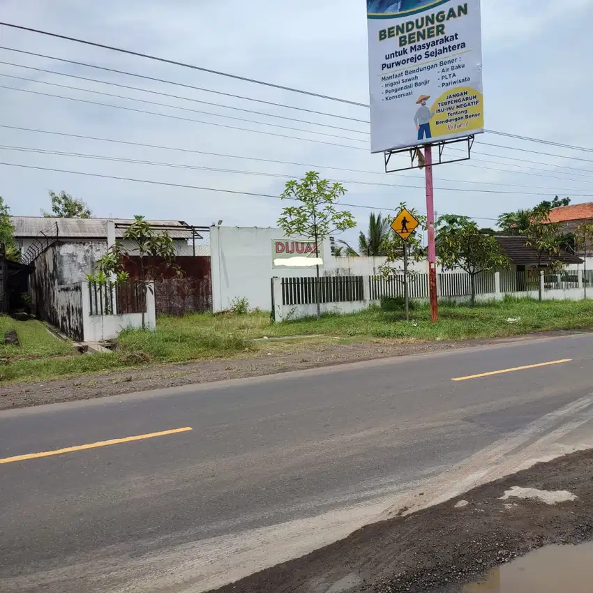 Dijual Tanah Luas Ex Pabrik Kayu Mangku Jln Utama Lintas Provinsi