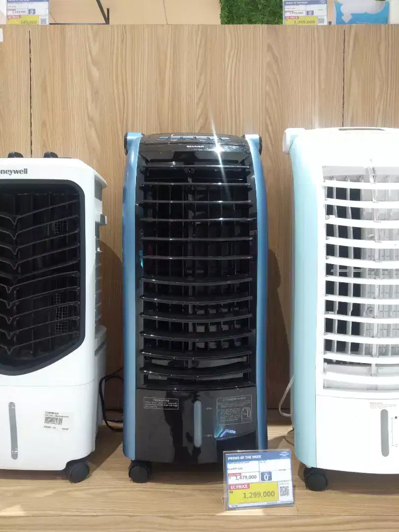 AC PORTABEL SHARP AIR COOLER BLACK