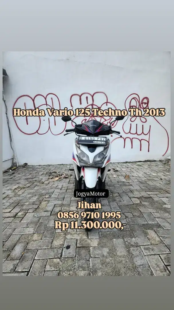 HONDA VARIO 125 TH 2013 UNIT TERAWAT SIAP PAKAI