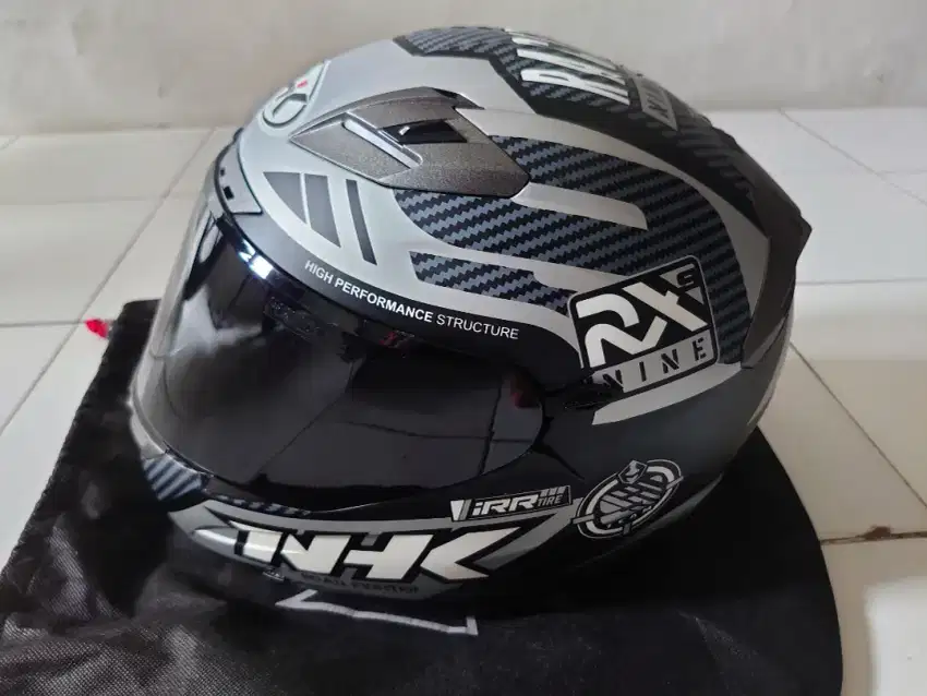 HELM NHK RX-9 BLACK DOFF SILVER