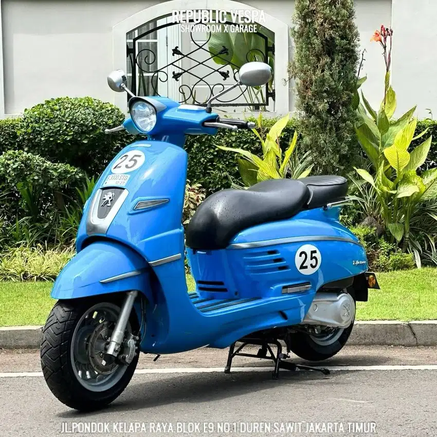 Dijual Cepat Peugeot Django Sport 150cc Tahun 2015 Warna Biru