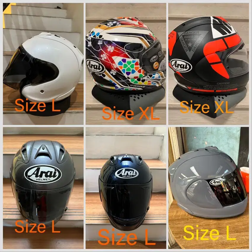 Arai dan shoei murah