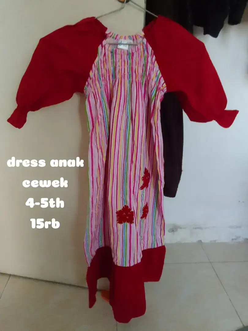 pakaian anak cewek perempuan baju busana muslim atasan dress