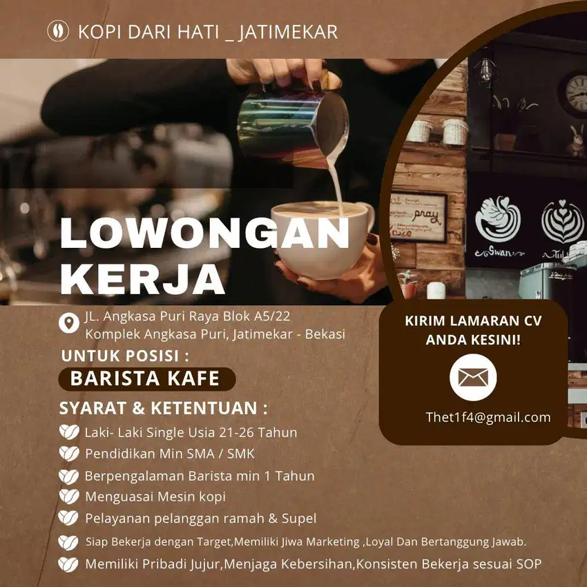 Lowongan Barista