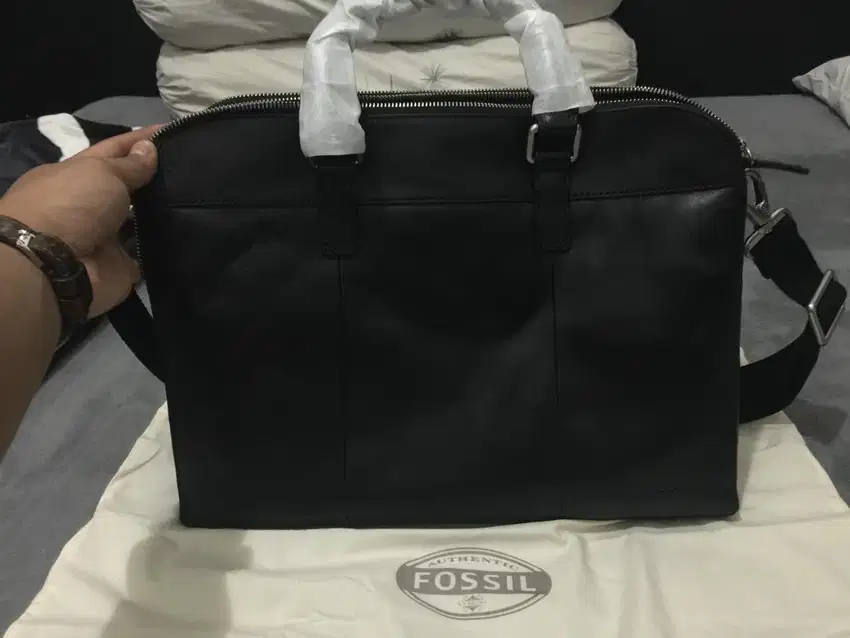 Tas Fossil Mercer TZ Double Zip Black