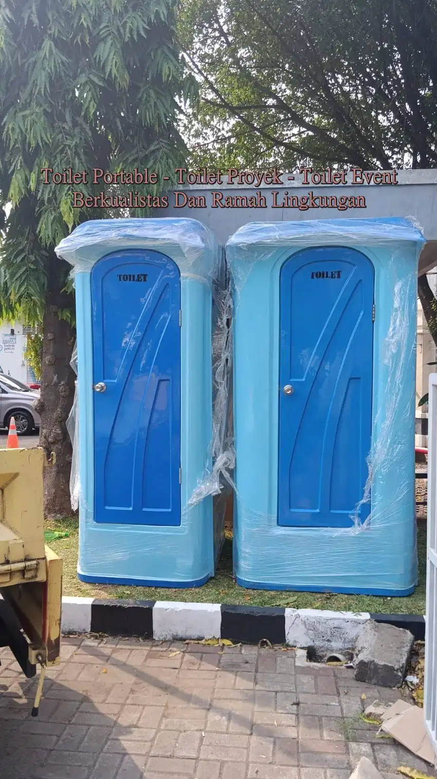 Toilet Portable, Toilet Darurat Toilet Fiberglas Praktis Mudah Dipinda