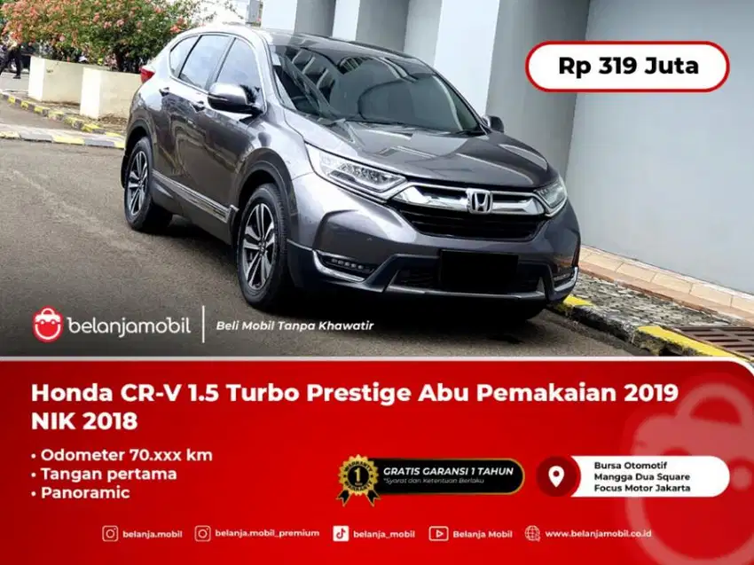 [ PANORAMIC ] Honda CRV CR V CR-V 1.5 Turbo Prestige Abu 2019 NIK 2018