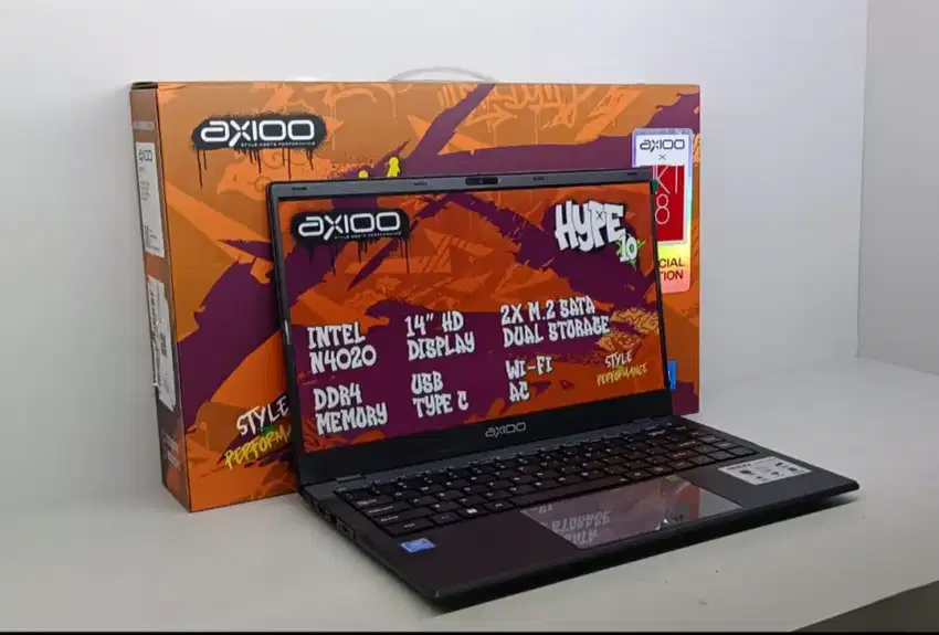 LAPTOP AXIOO HYPE 10 CELERON RAM 8GB SSD 256GB W11