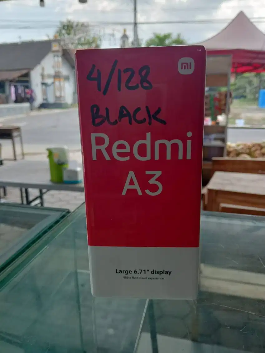 A3 4/128 BLACK NEW HP REDMI