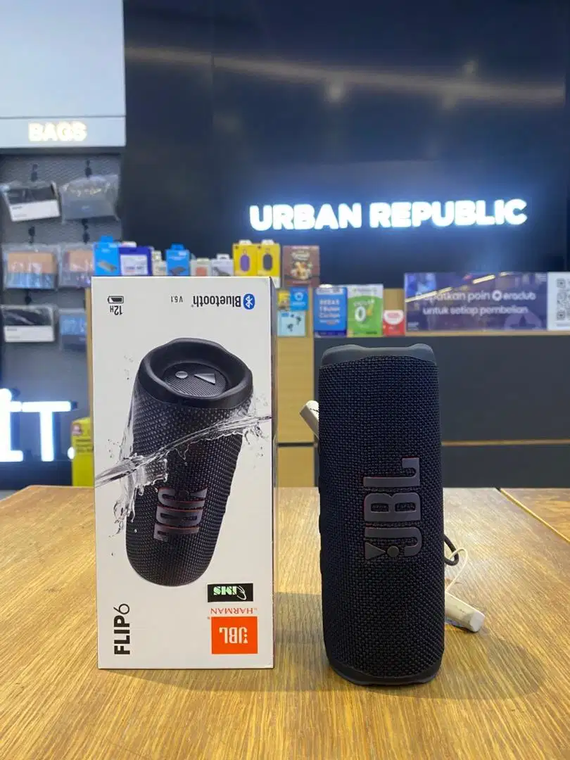 PROMO JBL FLIP 6 BLACK NEW