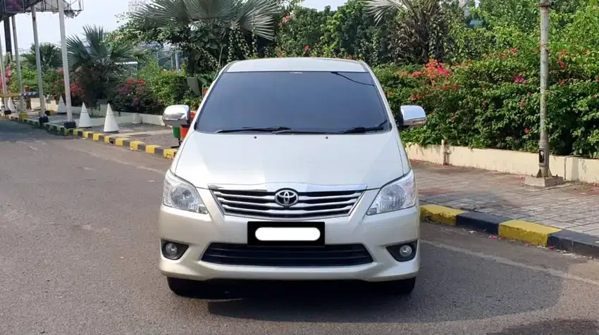 toyota kijang innova g diesel 2013 silver matic cash kredit proses bs