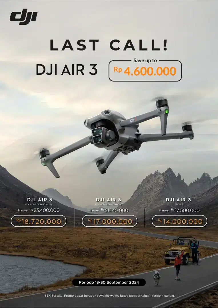 Drone dji series promo desember