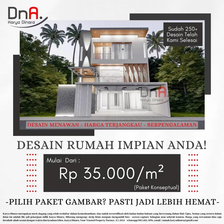 Jasa Desain Rumah - Jasa Arsitek - Interior Desain - Drafter