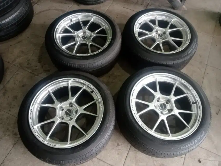 Paket velg baru wedsport r18+ ban second 235/50/18 tebal 80%