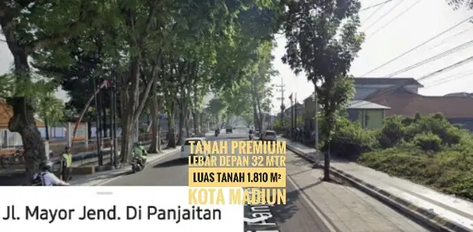 Tanah Pekarangan, Tengah KOTA MADIUN Jl. Panjaitan, Lokasi Mantapp