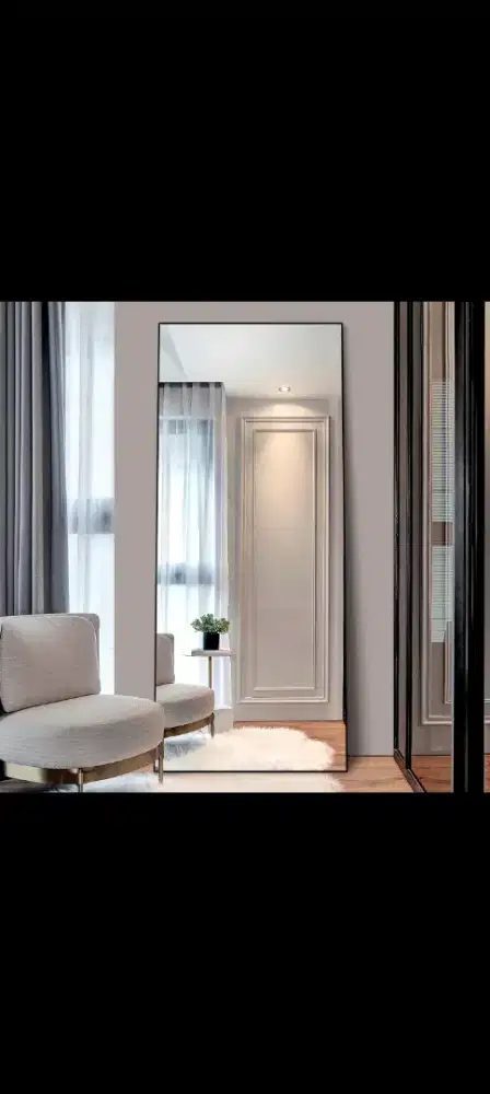 Kaca Cermin Frameless Aluminium Elegan Kokoh Tahan Karat