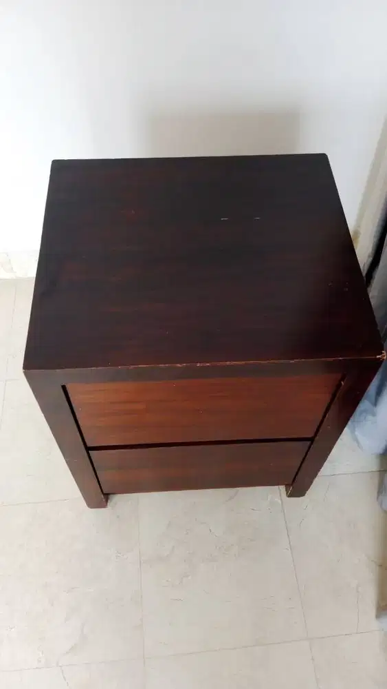 Nakash / Bed Side Table Bahan Full Kayu