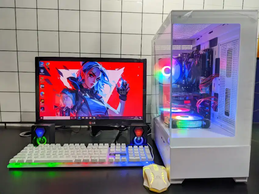 PC GAMING FULSET LAYAR 19INC