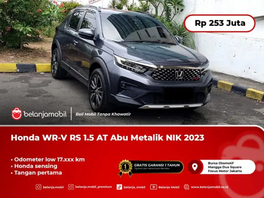 [ LOW KM ] Honda WR-V WRV WR V Sensing RS 1.5 AT Abu 2023/2024