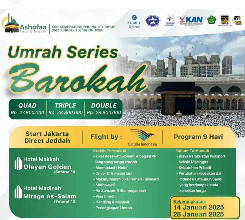 Umroh Bersama As shofa travel