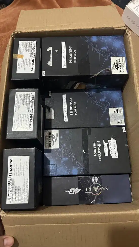 7 Unit handphone Android Hisense Pureshot HS-L671 Jual Borongan