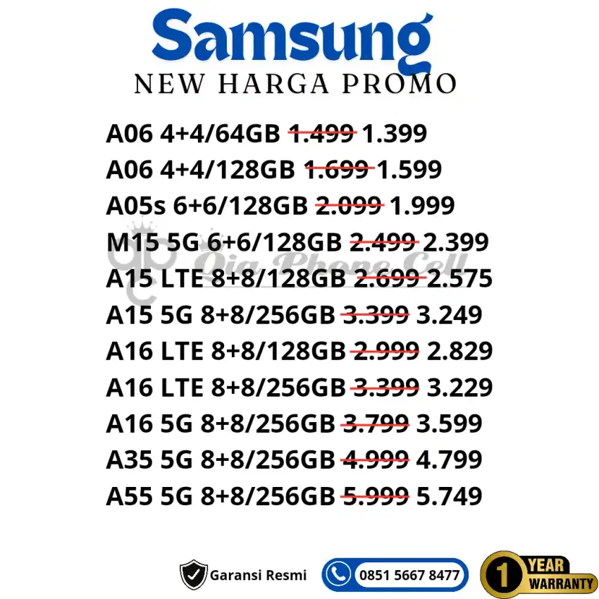 Samsung New Harga Promo