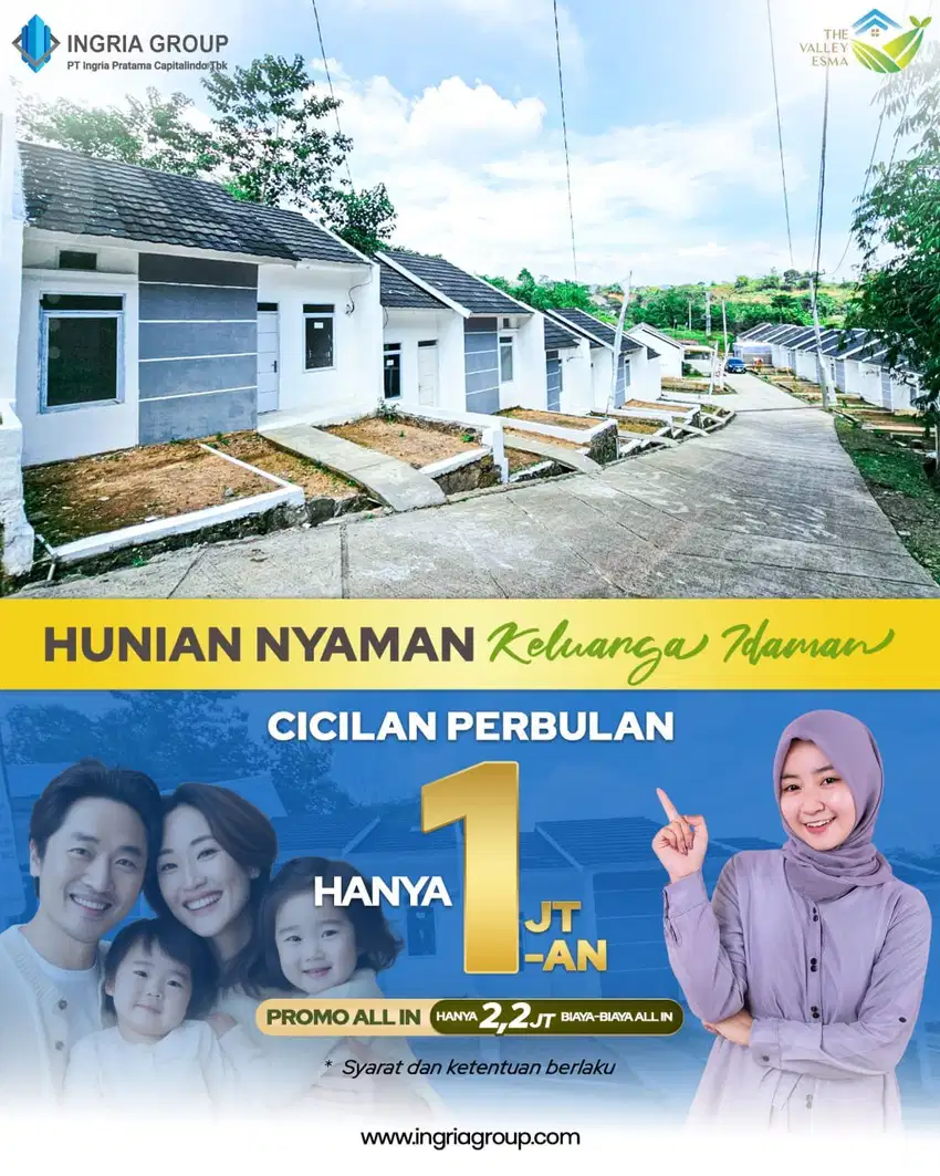 Rumah Subsidi Siap Huni Cicilan 1 jutaan di cicalengka rancaekek