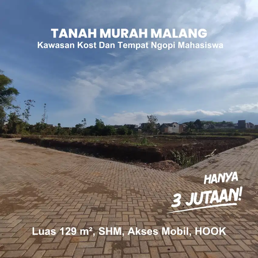 Kavling Malang HOOK 6 Menit Kampus UIN UB