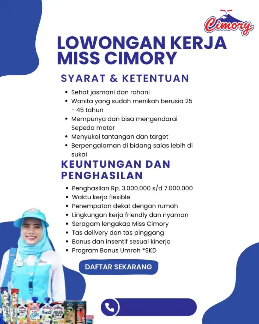 Lowongan Kerja Miss Cimory