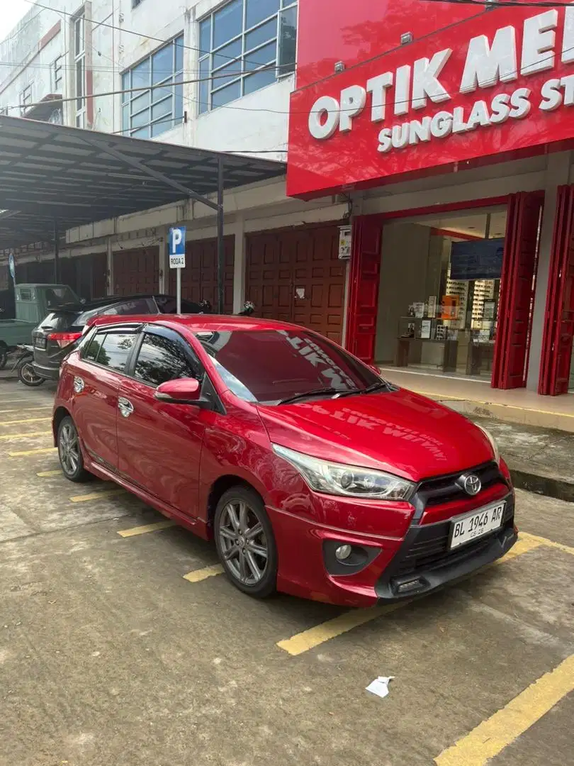 Toyota yaris trd s matic tahun 2015 plat BL