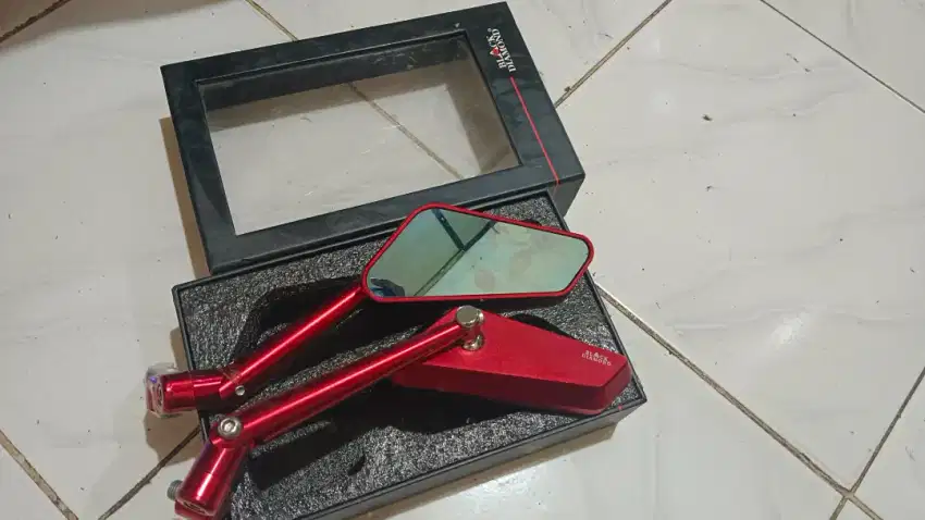 spion motor black diamond warna merah asli no kw