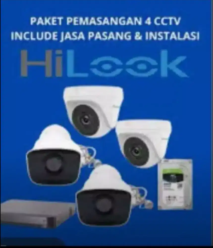 PROMO PAKET CAMERA CCTV TERMURAH & LENGKAP