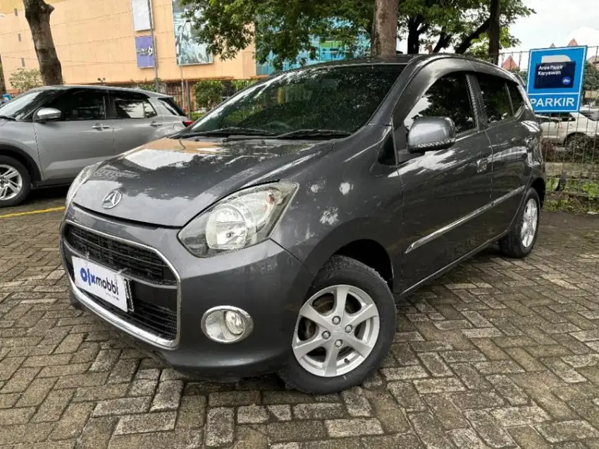 TDP 8JT Daihatsu Ayla 1.0 X Bensin-MT 2014 Abu