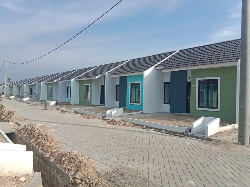 Rumah subsidi siap huni dekat Stasiun, 2jt All in, cicilan flat 1jt