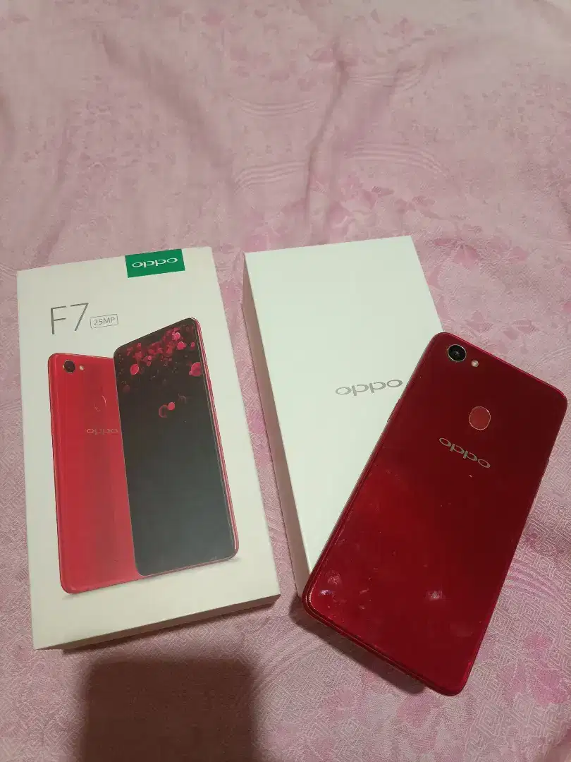 oppo F7 merah 4/64